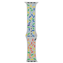 Pulseira de Silicone Confete 38mm/40mm/41mm/42mm/44mm/45mm/47mm/49mm