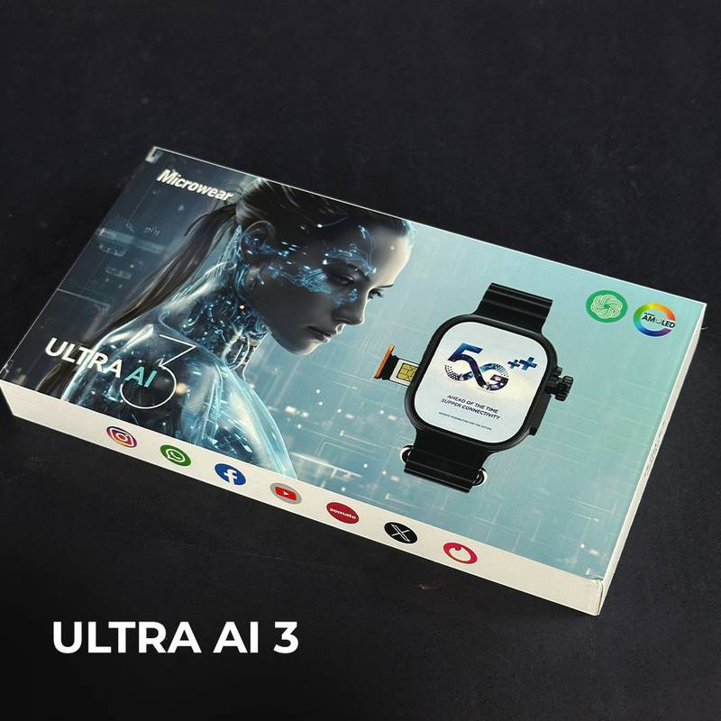 Smartwatch Ultra AI 3 Android 8.1 4G/5G
