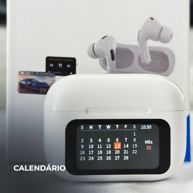 Fone de Ouvido WT-5 Bluetooth Smart Case