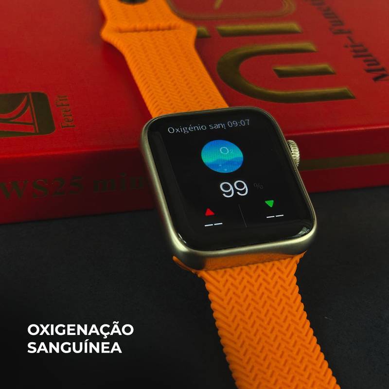 Smatwatch WS25 Mini 42mm com 4 Pulseiras