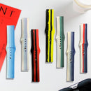 Pulseira Silicone Listrada de pino 20mm