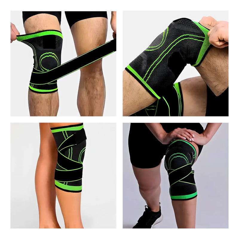 Joelheira de Compressão com Bandagem Elástica de Estabilidade