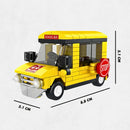 Brinquedo Blocos de Construção Carro Ônibus Escolar
