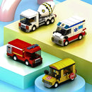 Brinquedo Blocos de Construção Carro Misturador de Cimento