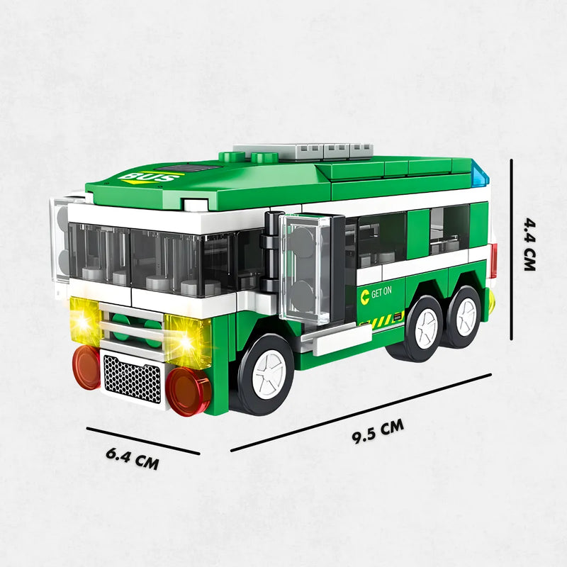 Brinquedo Blocos de Construção Ônibus
