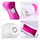 Escova Facial Elétrica 5 em 1 Portátil Esfoliante e Massageadora.