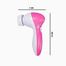 Escova Facial Elétrica 5 em 1 Portátil Esfoliante e Massageadora.