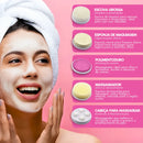 Escova Facial Elétrica 5 em 1 Portátil Esfoliante e Massageadora.