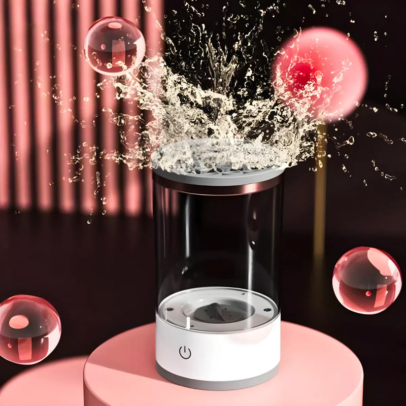 Limpador de Pinceis Maquiagem Secador Automático USB.