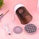 Limpador de Pinceis Maquiagem Secador Automático USB.