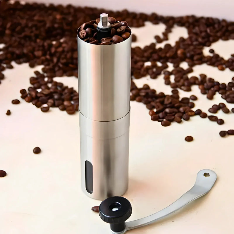 Moedor de Café Manual de Aço Inoxidável.