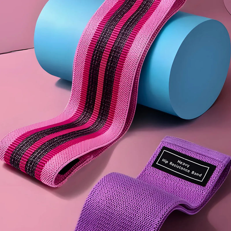 Kit 3 Faixas Elásticas De Exercício Hip Resistance Bands