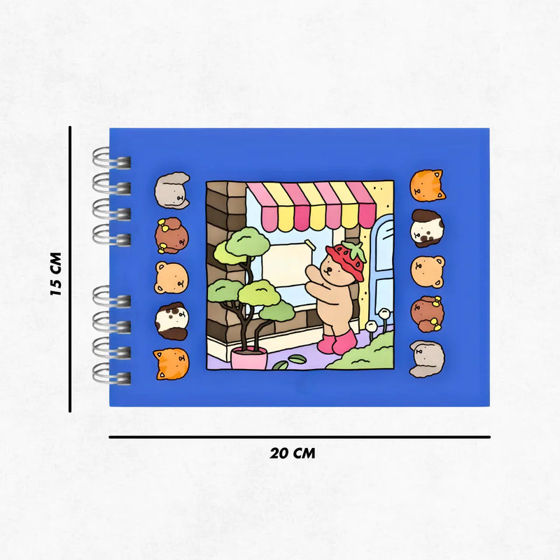 Livro De Colorir Capa Dura - AZUL