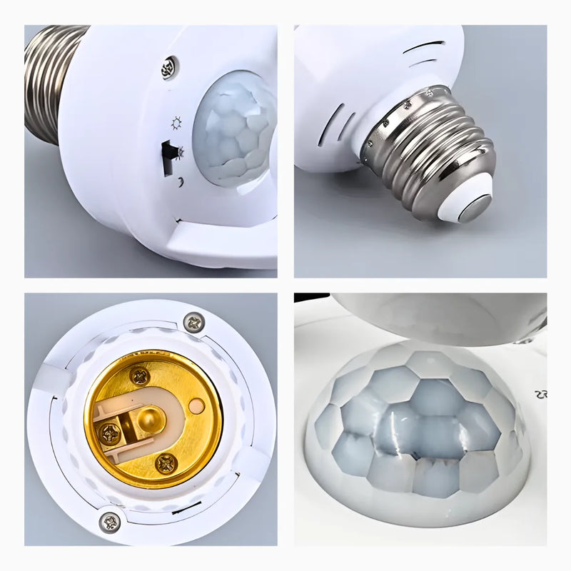 Sensor De Presença Com Fotocélula Para Lâmpada Soquete E27.