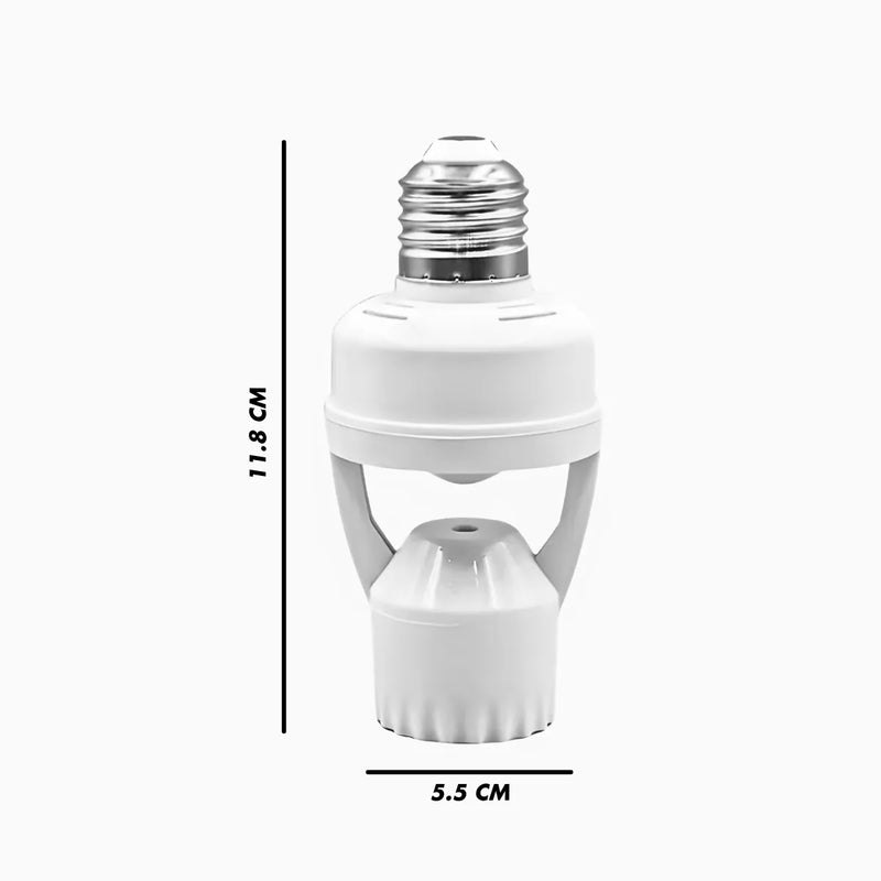 Sensor De Presença Com Fotocélula Para Lâmpada Soquete E27.