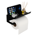 Suporte Para Papel Higiênico Premium Com Apoio Para Objetos.