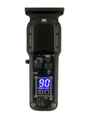 Maquina de Cortar Cabelo Transparente Visor Digital Preto