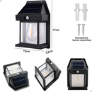 Lâmpada de Parede Solar com Sensor.