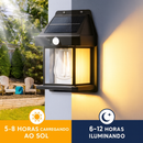 Lâmpada de Parede Solar com Sensor.
