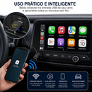 Conversor Sem Fio 2 em 1 para Apple CarPlay e Android