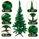 Árvore de Natal Verde 120cm com Base Desmontável 160 galhos