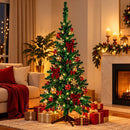 Árvore de Natal Verde 120cm com Base Desmontável 160 galhos