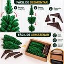 Árvore de Natal Verde 120cm com Base Desmontável 160 galhos