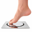 Ralo Inteligente Quadrado Aço Inox com Sistema Click