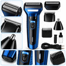 Kit de Barbear Elétrico Multifuncional 3 em 1