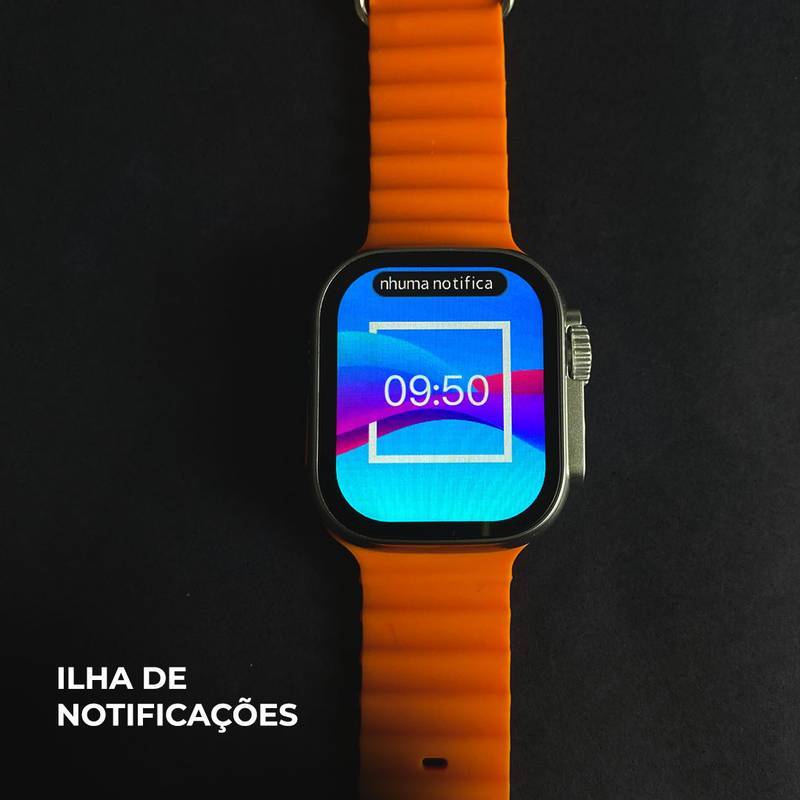 Smartwatch WS10 - 5 Ultra com 5 Pulseiras