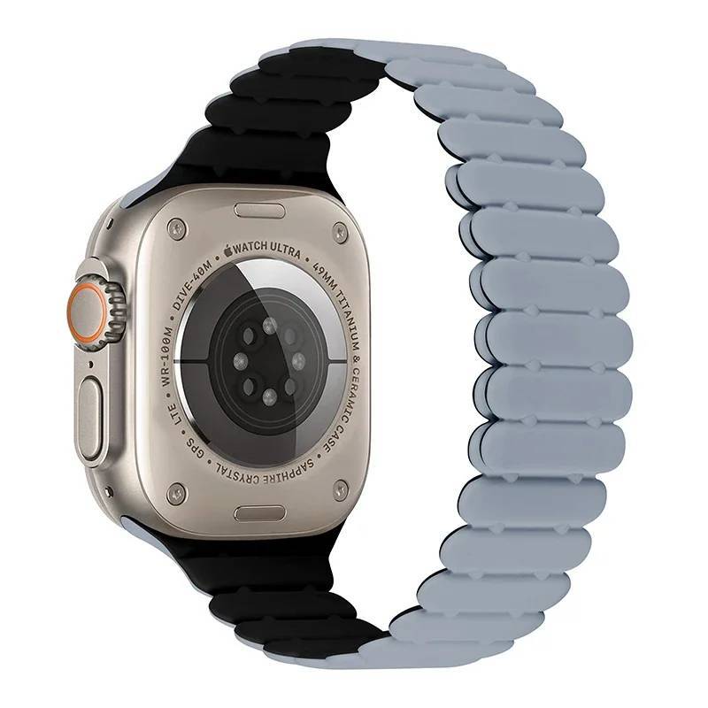 Pulseira Silicone Elo Magnético Ocean 38mm/40mm/41mm