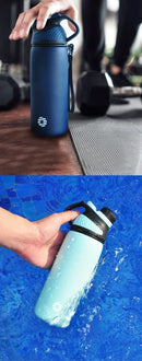 Garrafa Térmica Esportiva 1 Litro com Tampa Magnética – Alta Performance Outdoor