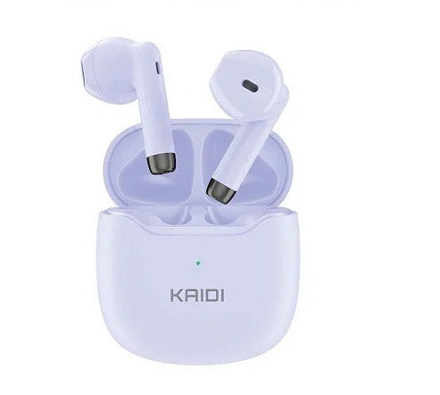 FONE DE OUVIDO BLUETOOTH 5.1 TWS - KAIDI - KD-771 ORIGINAL BRANCO PRETO LILÁS R