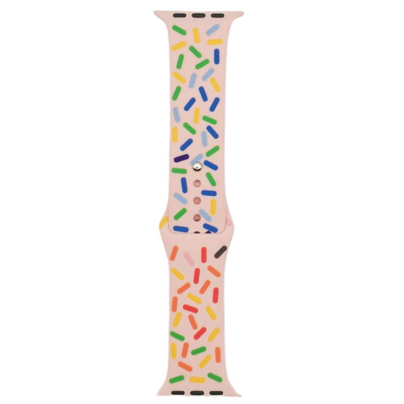 Pulseira de Silicone Confete 42mm/44mm/45mm/47mm/49mm
