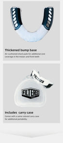 Protetor bucal esportivo filtrado, muay thai, boxe, proteção dos dentes, mma,