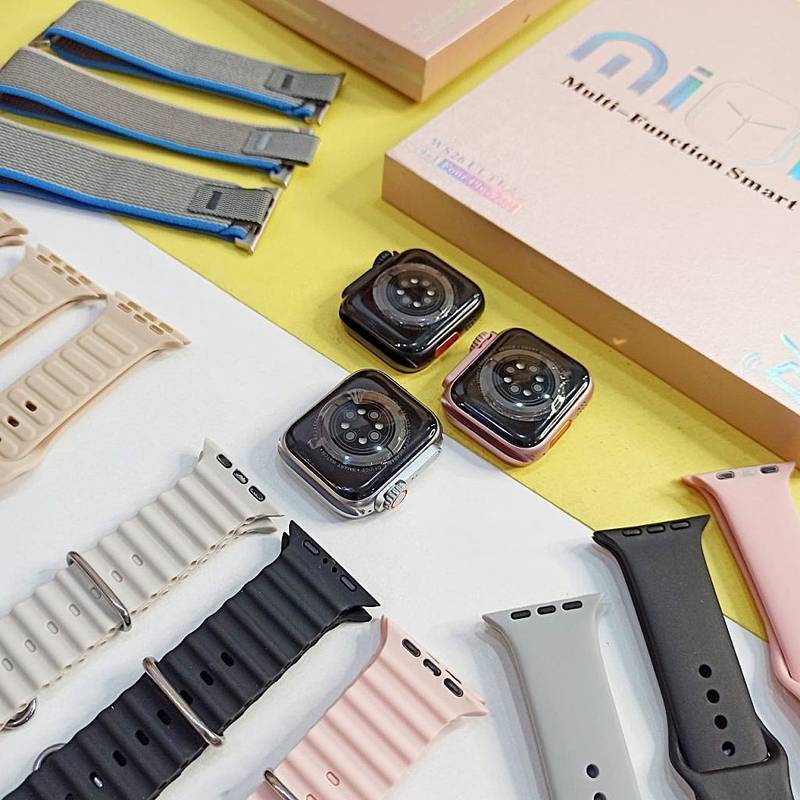 Smartwatch WS26 Ultra 2 Mini 42mm com 4 Pulseiras e Dual Touch