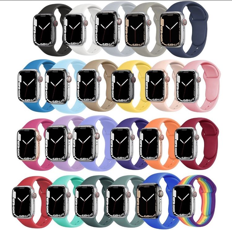Pulseira de Silicone para Smartwatch 42mm/44mm/45mm/49mm