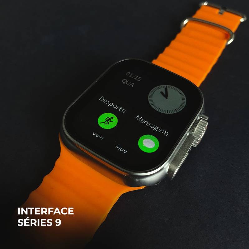 Smartwatch WS 79 Ultra 2 com 3 Pulseiras