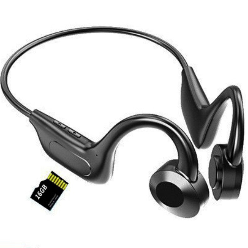 Fone sem fio Bluetooth com cartão TF Leitor MP3