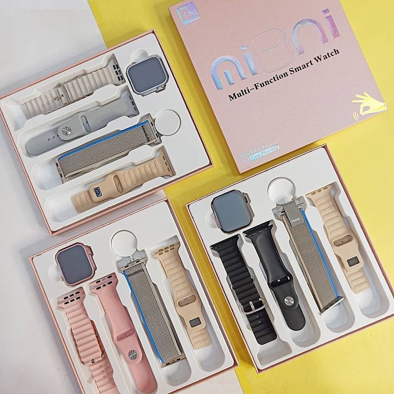 Smartwatch WS26 Ultra 2 Mini 42mm com 4 Pulseiras e Dual Touch