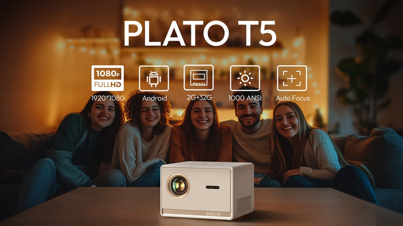 BYINTEK LOVE U4 Smart Mini Projetor de Home Theater 4K 1080P Vídeo Android WIFI