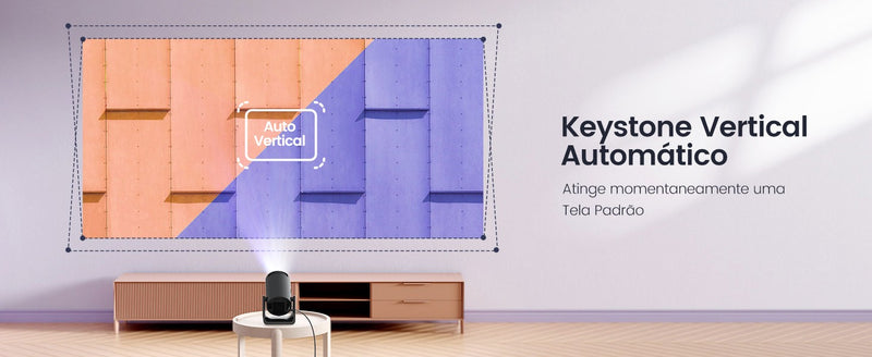 Mini projetor Wimius L1 com suporte a 1080P 300 ANSI Android 11 Wifi Bluetooth