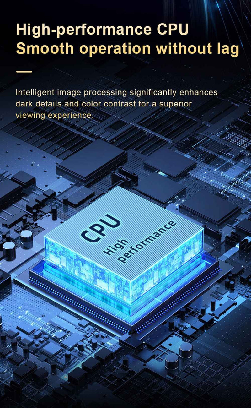 Projetor Portátil Android 11.0 1080p com Suporte Fresstyle