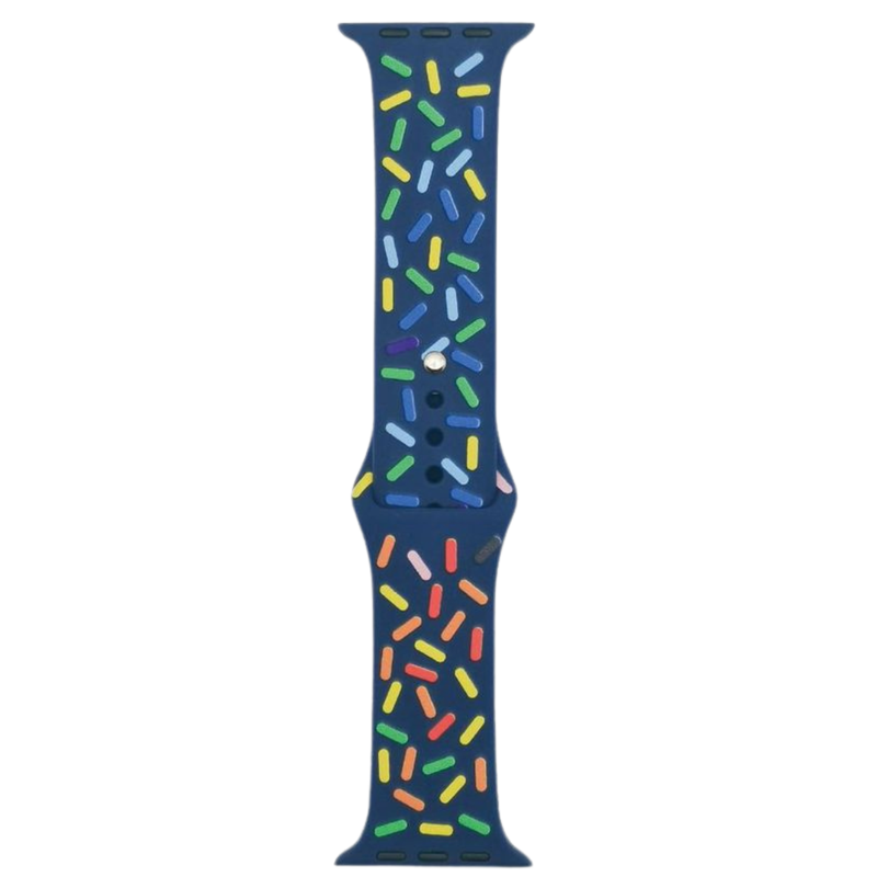 Pulseira de Silicone Confete 42mm/44mm/45mm/47mm/49mm