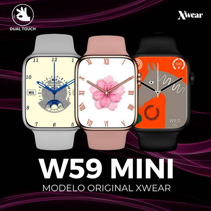W59 Mini Função Dois Gestos 41mm