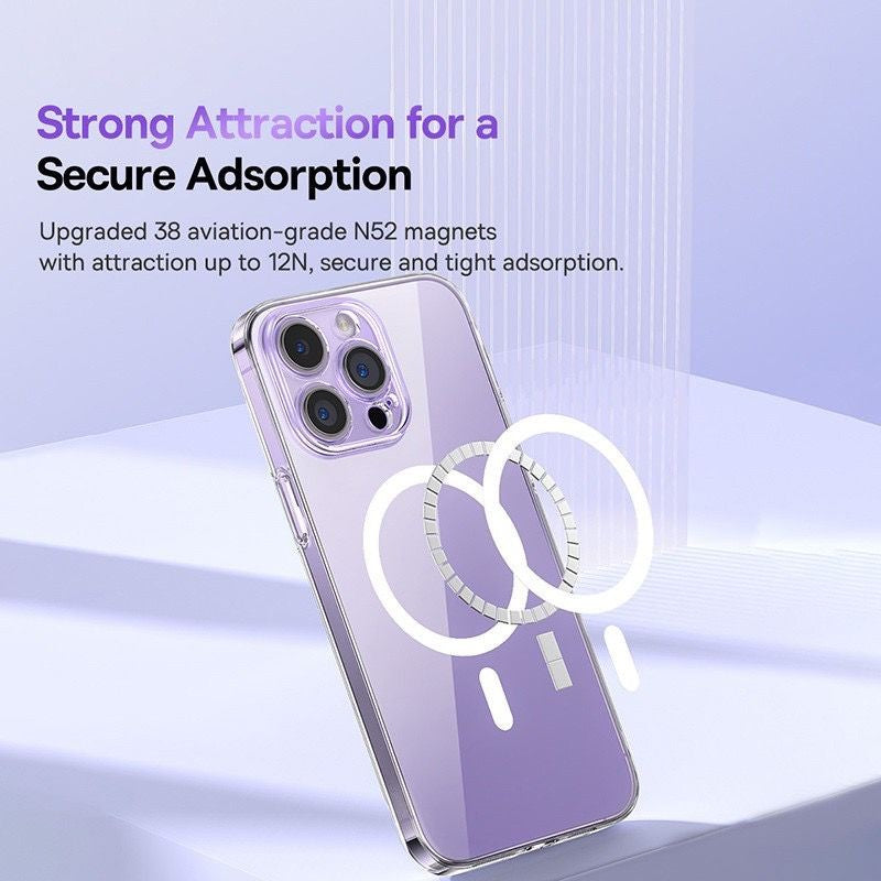 Capa Magnética Magsafe para iPhone 11 12 13 14 Pro Max Mini Xr X Xs 7 8 Plus Se