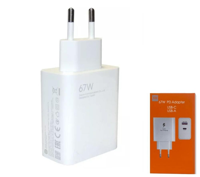 Fonte Carregador MI Pd Super Fast 67w - Compatível com Xiaomi, Redmi e Poco