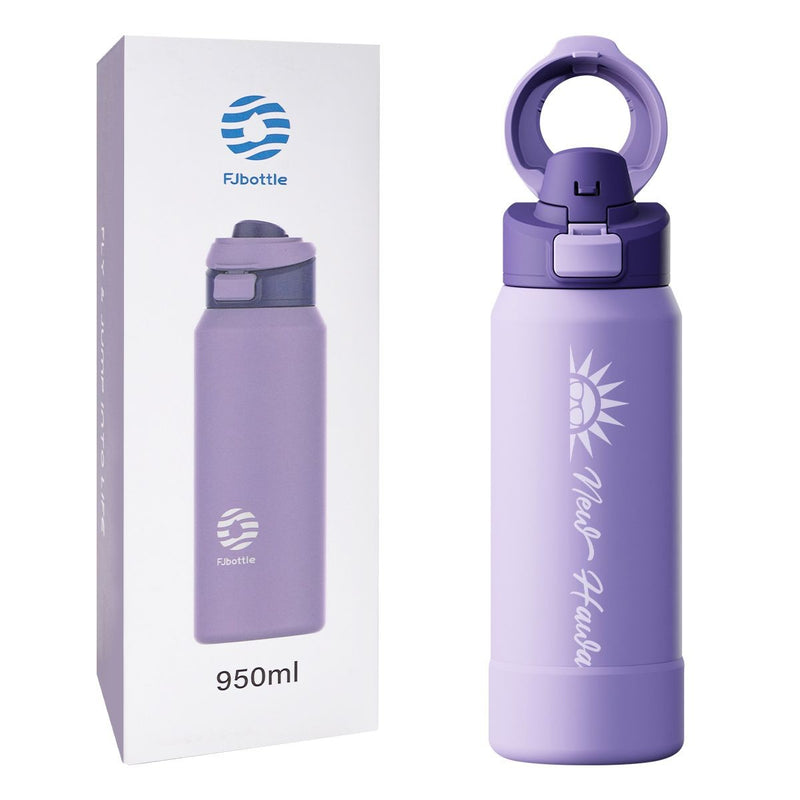 Garrafa Térmica de Aço com Suporte de Telefone Magnético