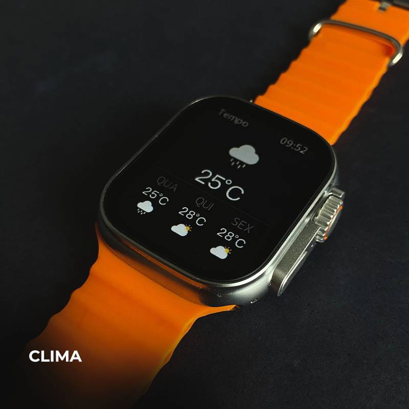 Smartwatch WS10 - 5 Ultra com 5 Pulseiras