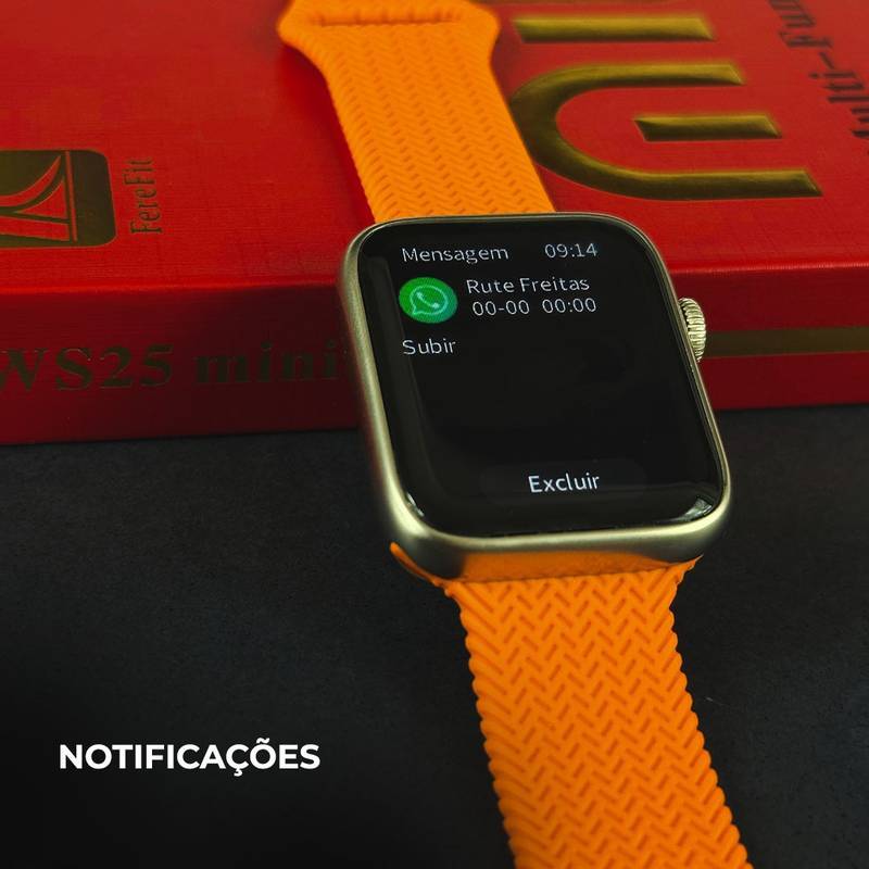 Smatwatch WS25 Mini 42mm com 4 Pulseiras